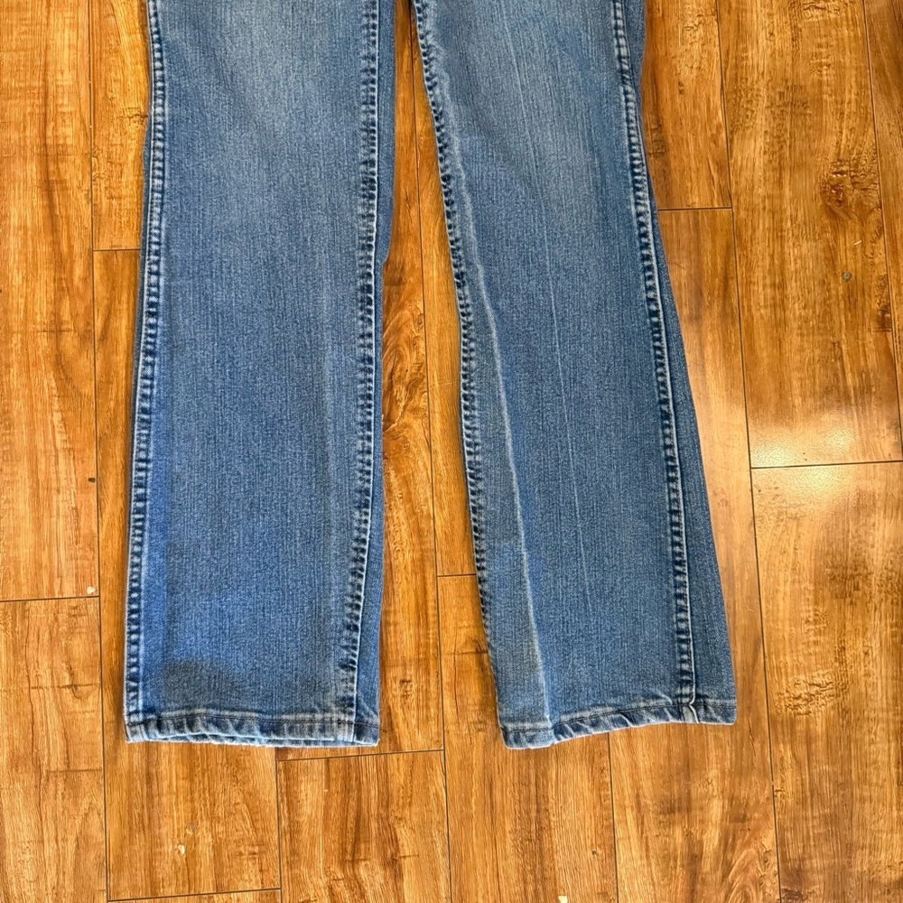 WRANGLER Men’s Blue Cowboy Bootcut Jeans Size 30x36 - Picture 7 of 12